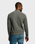 Easy Mondays Zip Cardigan Charcoal-Men's Sweatshirts-Brooklyn-Vancouver-Yaletown-Canada