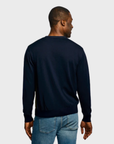 Easy Mondays Colour block sweater Army/Navy-Men's Sweaters-Brooklyn-Vancouver-Yaletown-Canada