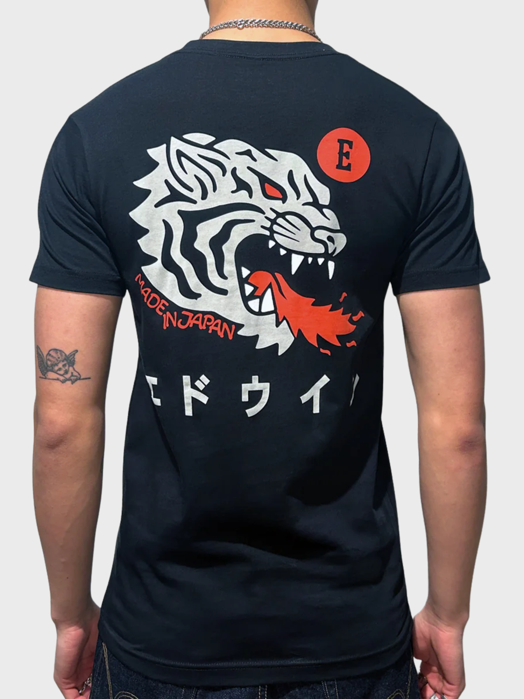 Edwin Ena-T425 Edwin Ss Tee - Tiger Black-Men's T-Shirts-Brooklyn-Vancouver-Yaletown-Canada