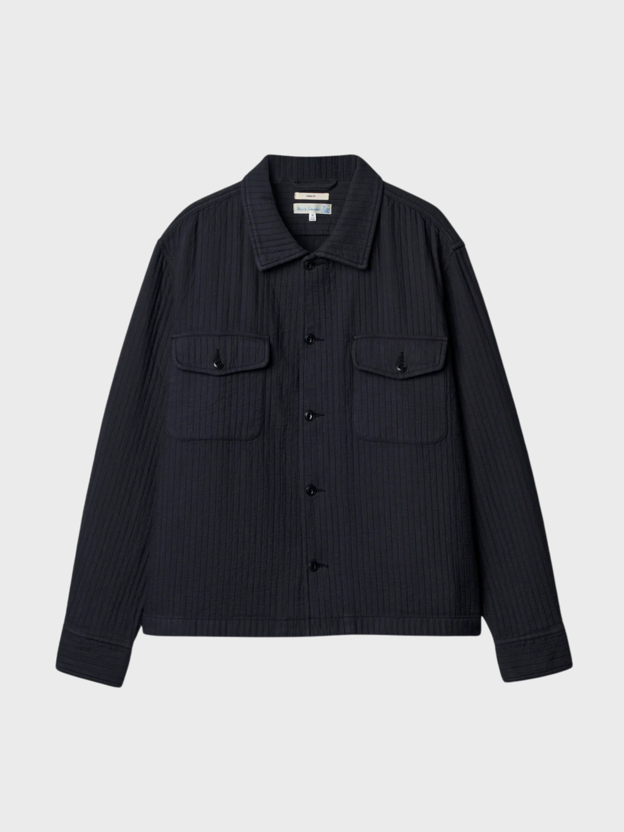 Merz Unisex Padded Shirt - charcoal-Men's T-Shirts-Brooklyn-Vancouver-Yaletown-Canada