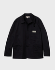 Merz Unisex Jacket, Organic Cotton Twill - deep black-Men's Jackets-Brooklyn-Vancouver-Yaletown-Canada