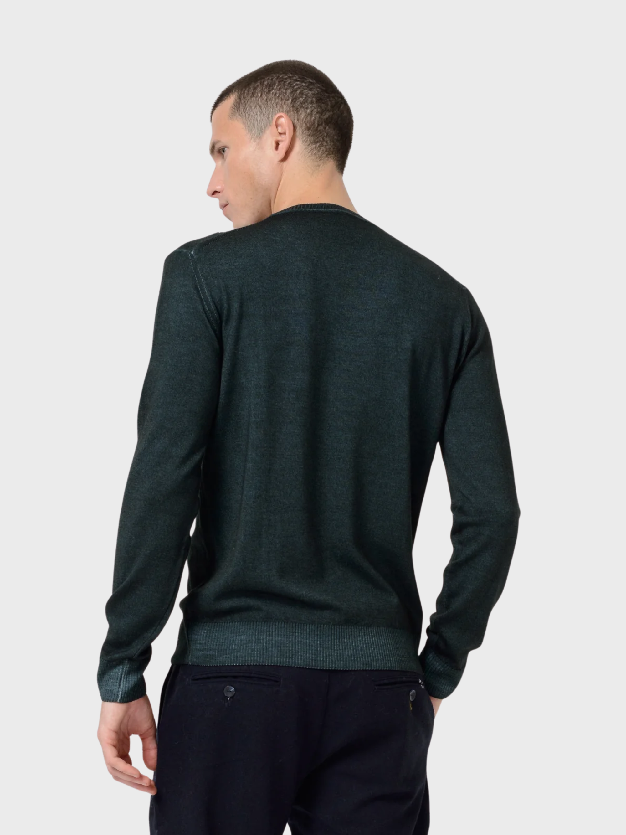 Ploumanch Gills Relax - Extrafine Merino Wool Crewneck - British-Men's Sweaters-Brooklyn-Vancouver-Yaletown-Canada