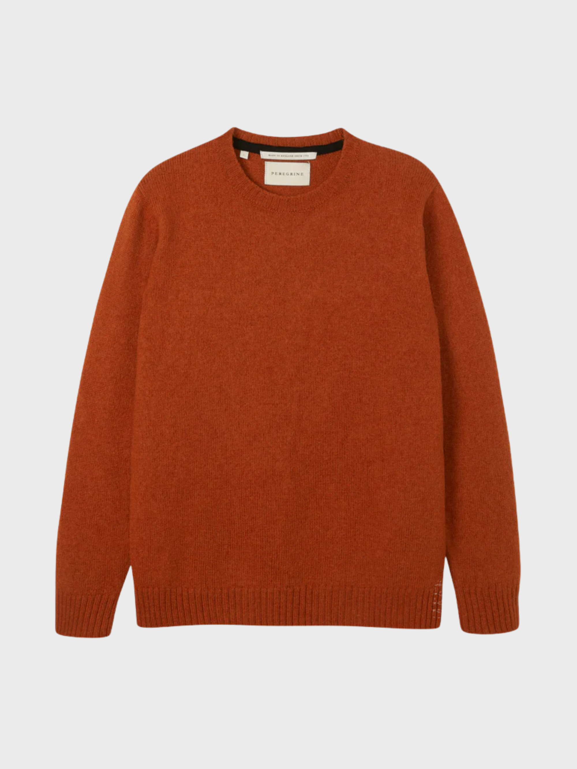 Peregrine Makers Crew Jumper - Orange-Men's Sweaters-Brooklyn-Vancouver-Yaletown-Canada