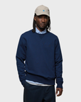 Merz Sturdy Loopback Fleece Sweatshirt - ink blue-Men's Sweatshirts-Brooklyn-Vancouver-Yaletown-Canada
