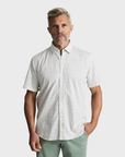 34 Heritage Luxe Twill Printed Shirt Vintage Indigo-Men's Shirts-Brooklyn-Vancouver-Yaletown-Canada