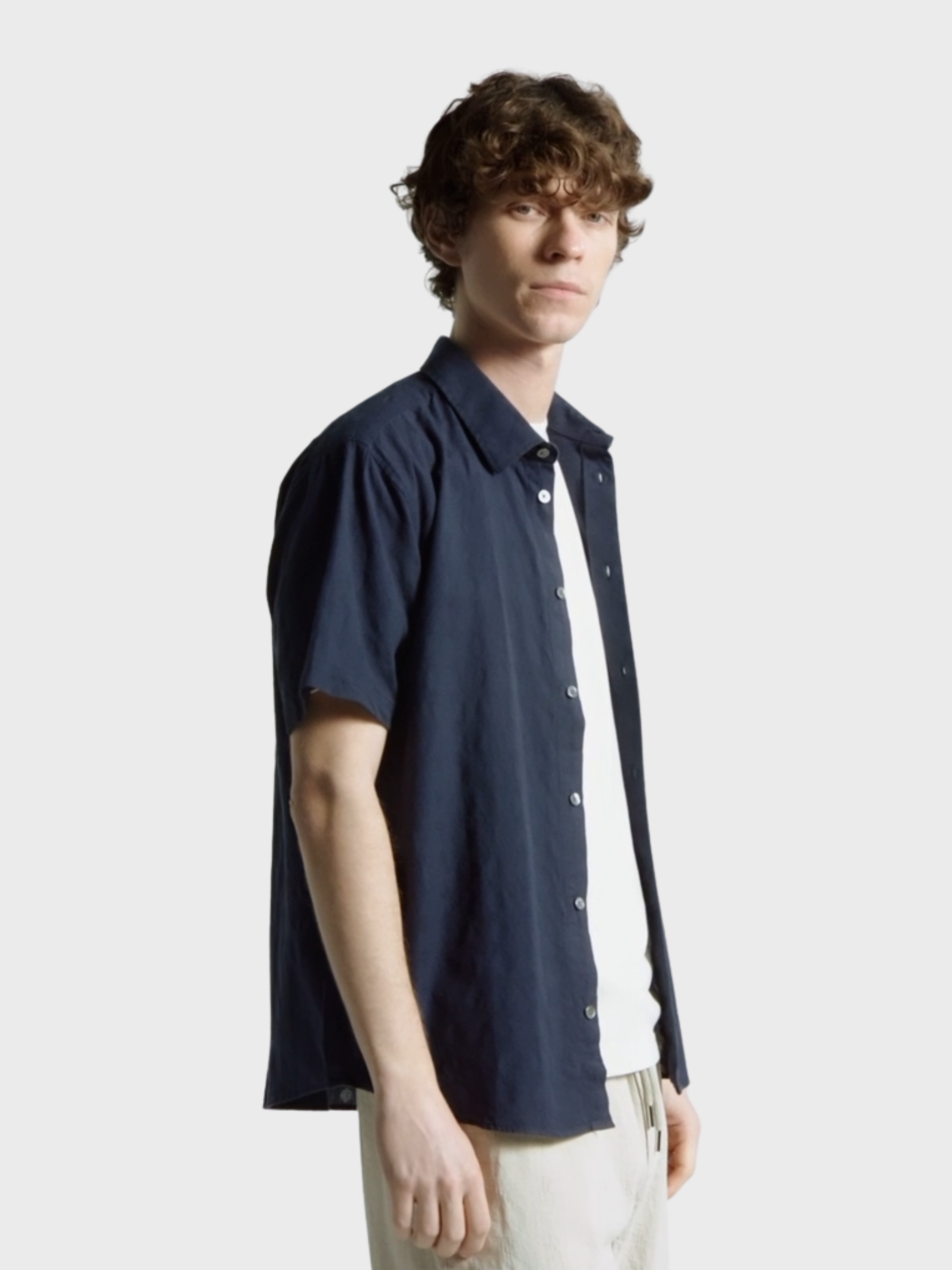 Far Afield Classic Shirt - Tonal Dobby - Blue-Men's Shirts-Brooklyn-Vancouver-Yaletown-Canada