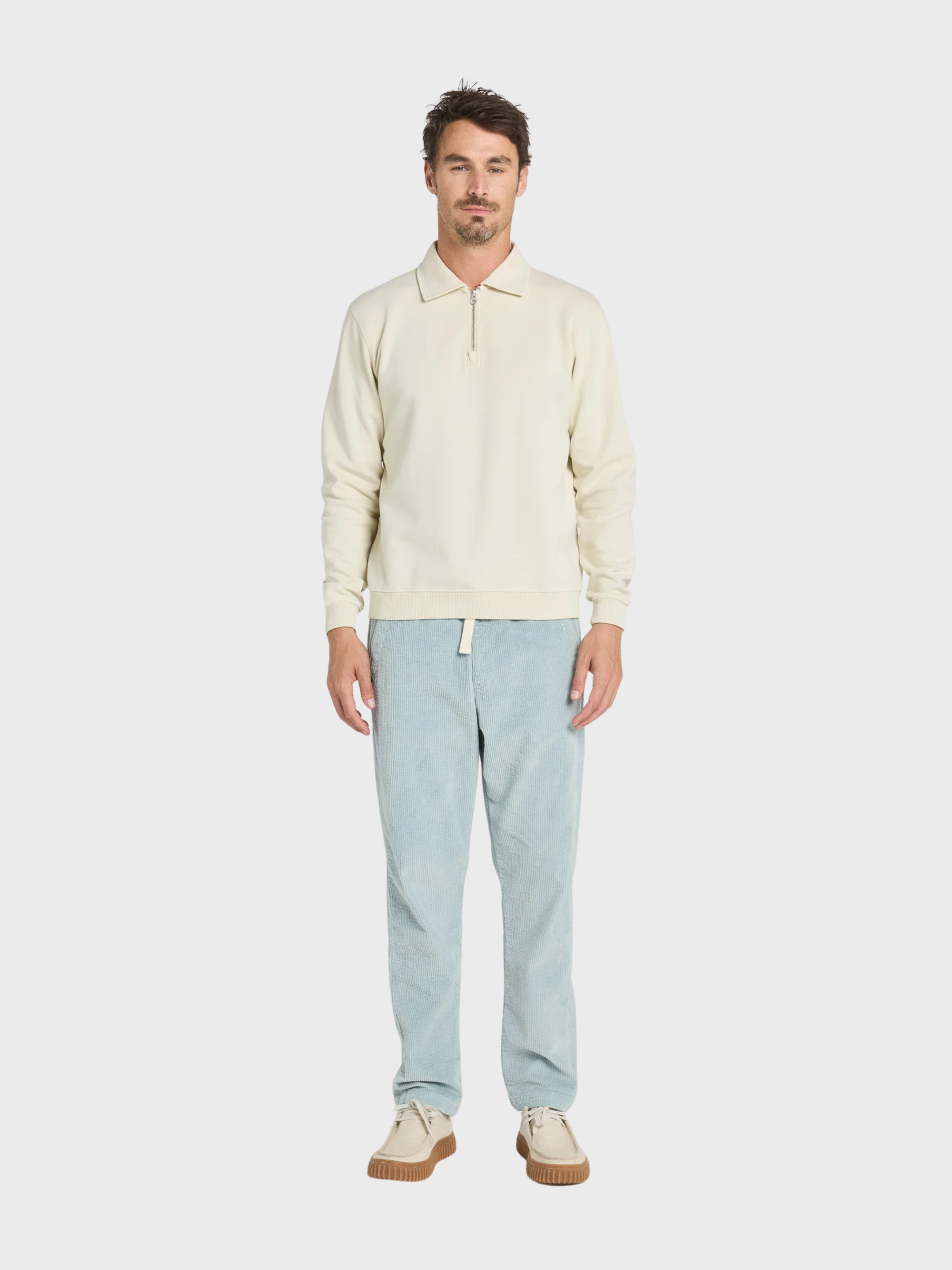 Pullin Dening Beach - Corduroy Cloud-Men's Pants-Brooklyn-Vancouver-Yaletown-Canada