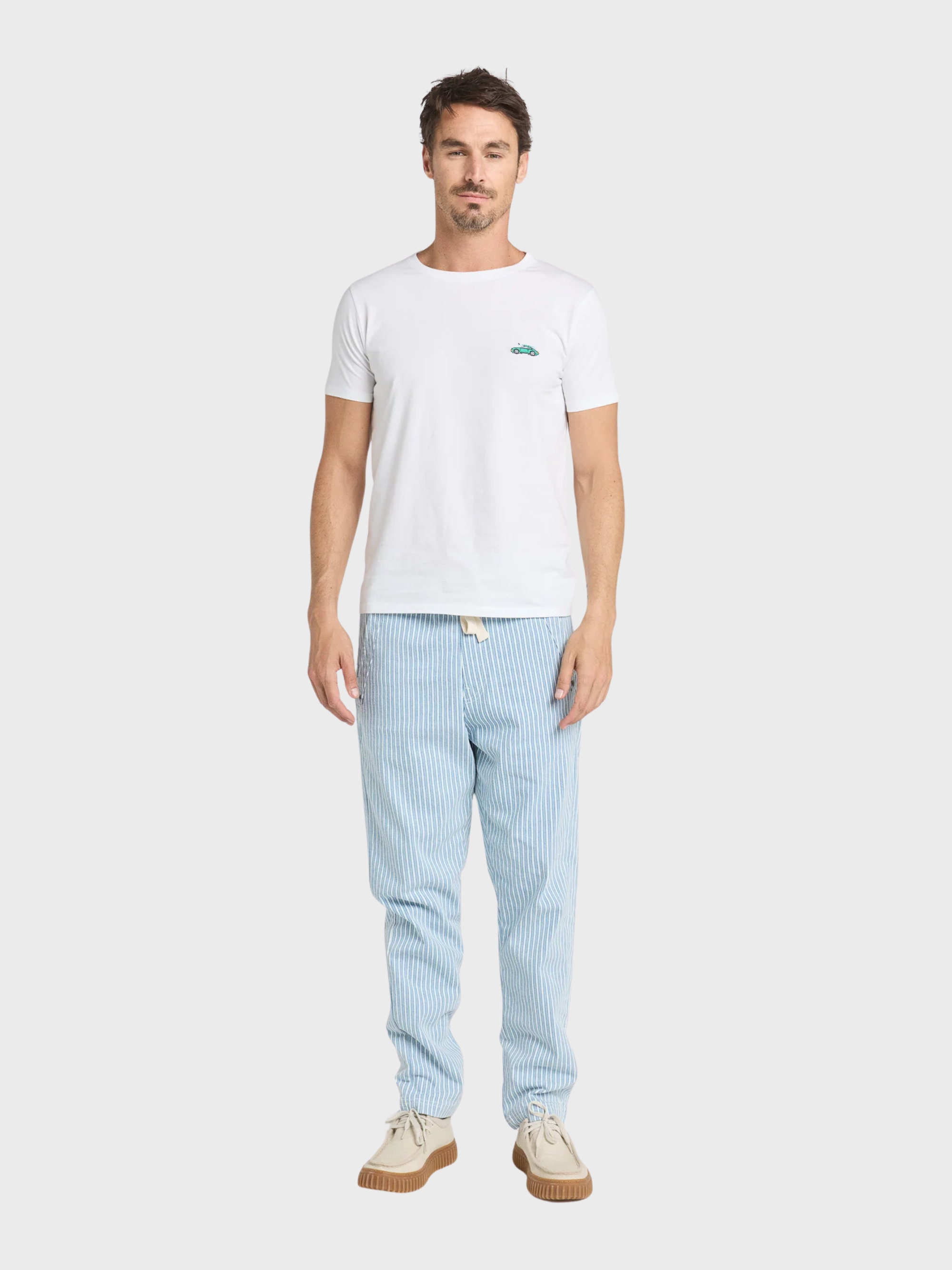 Pullin Dening Beach - Ltstripe-Men's Pants-Brooklyn-Vancouver-Yaletown-Canada