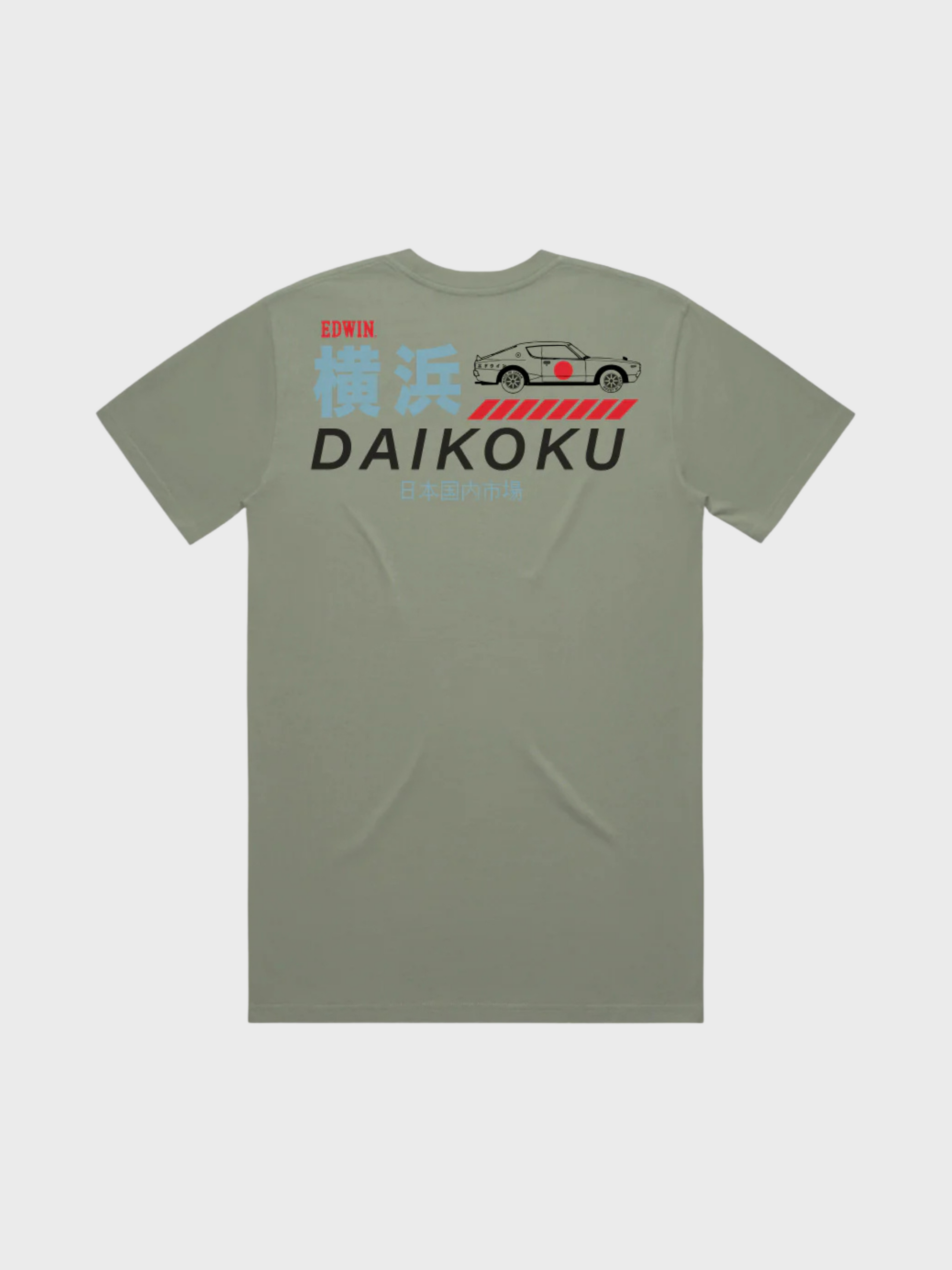 Edwin Daikoku T-Shirt - Sage-Men's T-Shirts-Brooklyn-Vancouver-Yaletown-Canada