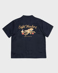 Nudie Arthur Bowling Shirt 8 Wonders Navy-Men's Shirts-Brooklyn-Vancouver-Yaletown-Canada