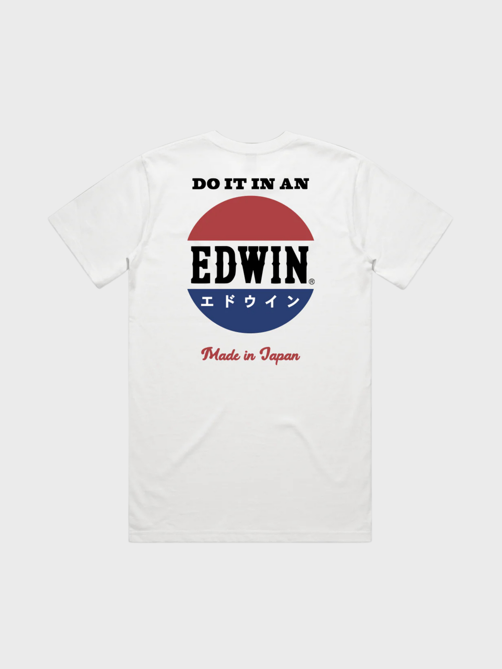 Edwin Datsun T-Shirt - White-Men's T-Shirts-Brooklyn-Vancouver-Yaletown-Canada