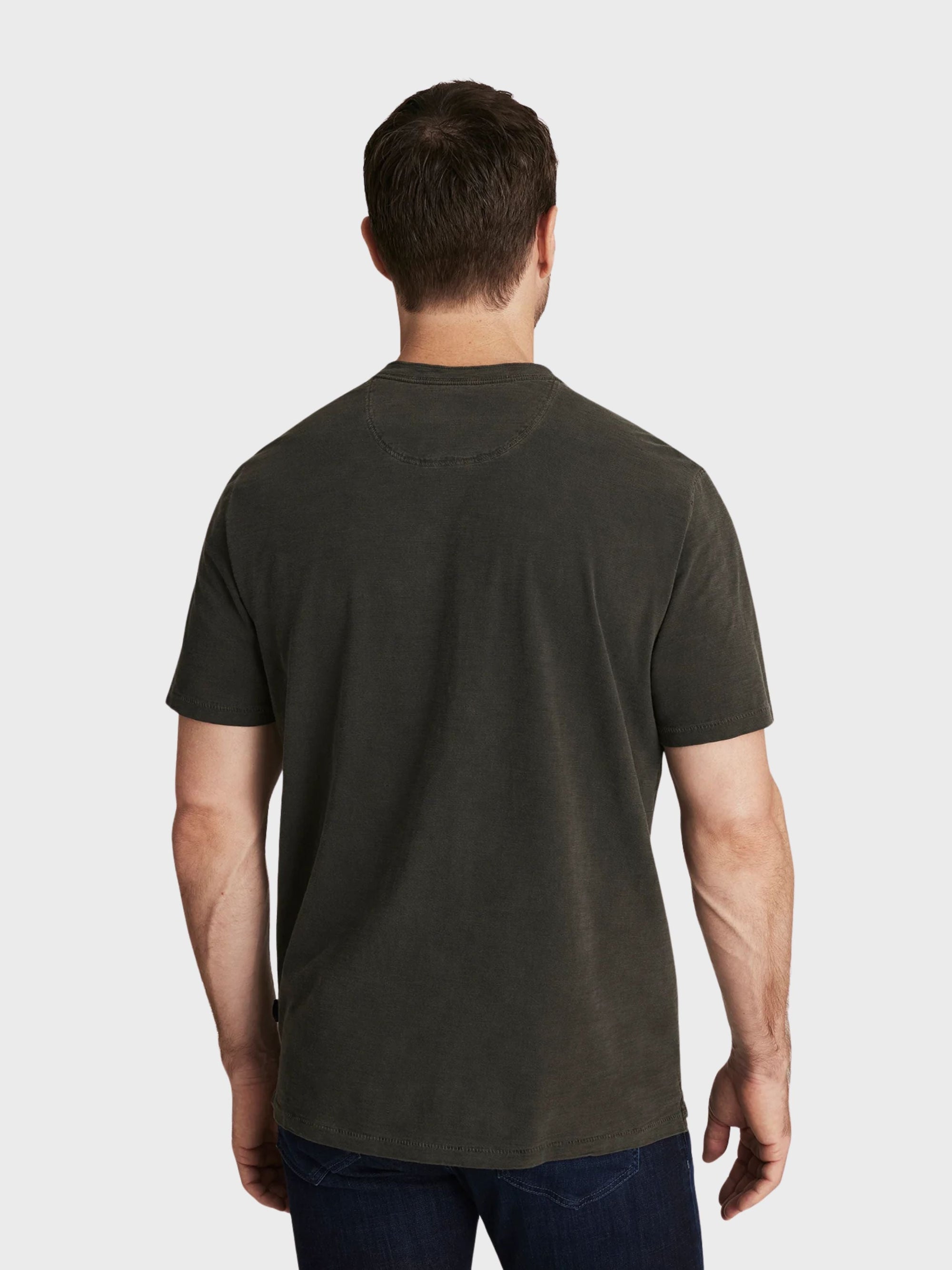 34 Heritage Slub Ss Henley Peat-Men's T-Shirts-Brooklyn-Vancouver-Yaletown-Canada