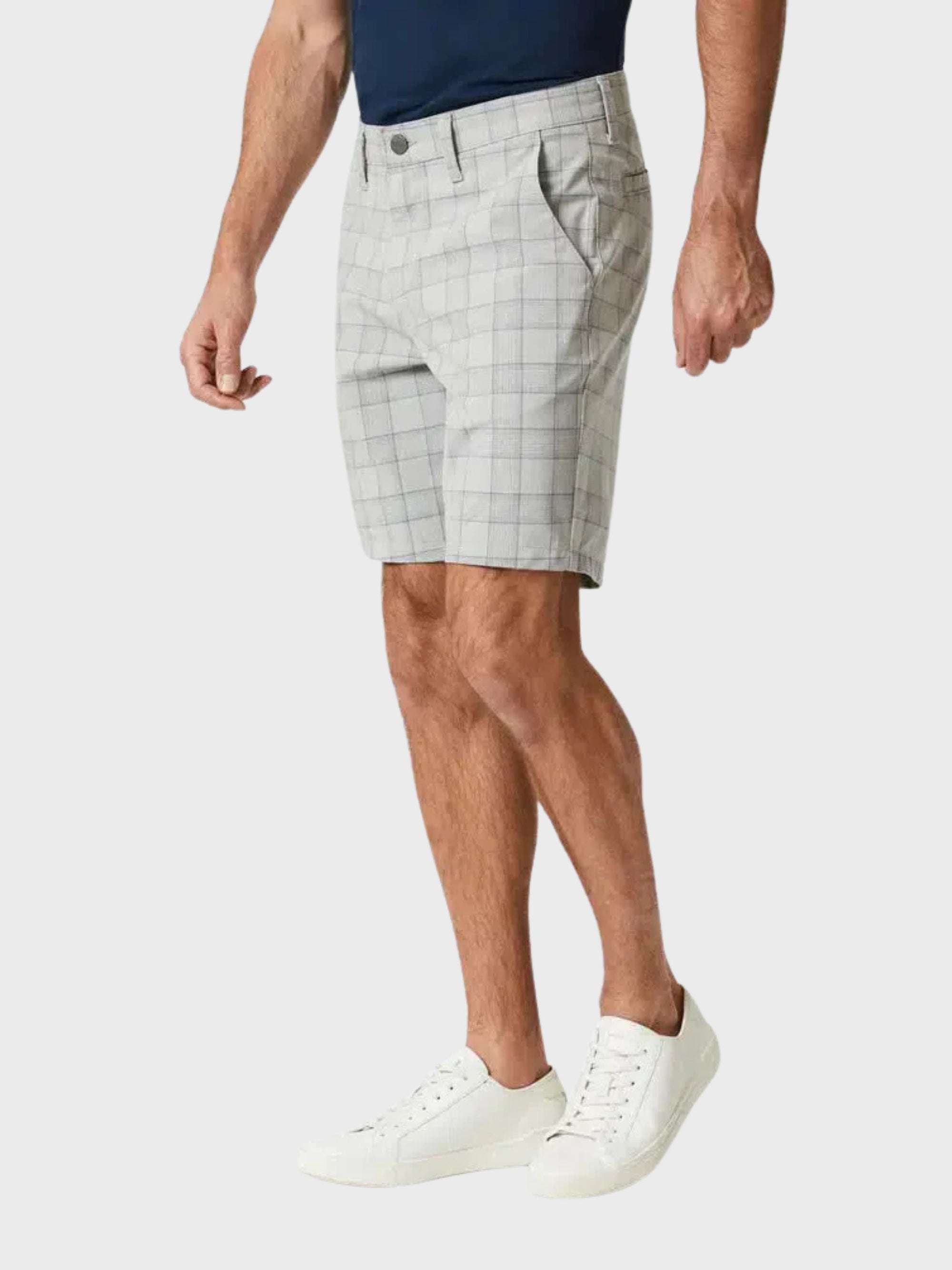 34 Heritage Arizona Blue Checked-Men's Shorts-Brooklyn-Vancouver-Yaletown-Canada