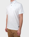 Outclass Slub S/S Polo - White-Men's T-Shirts-Brooklyn-Vancouver-Yaletown-Canada
