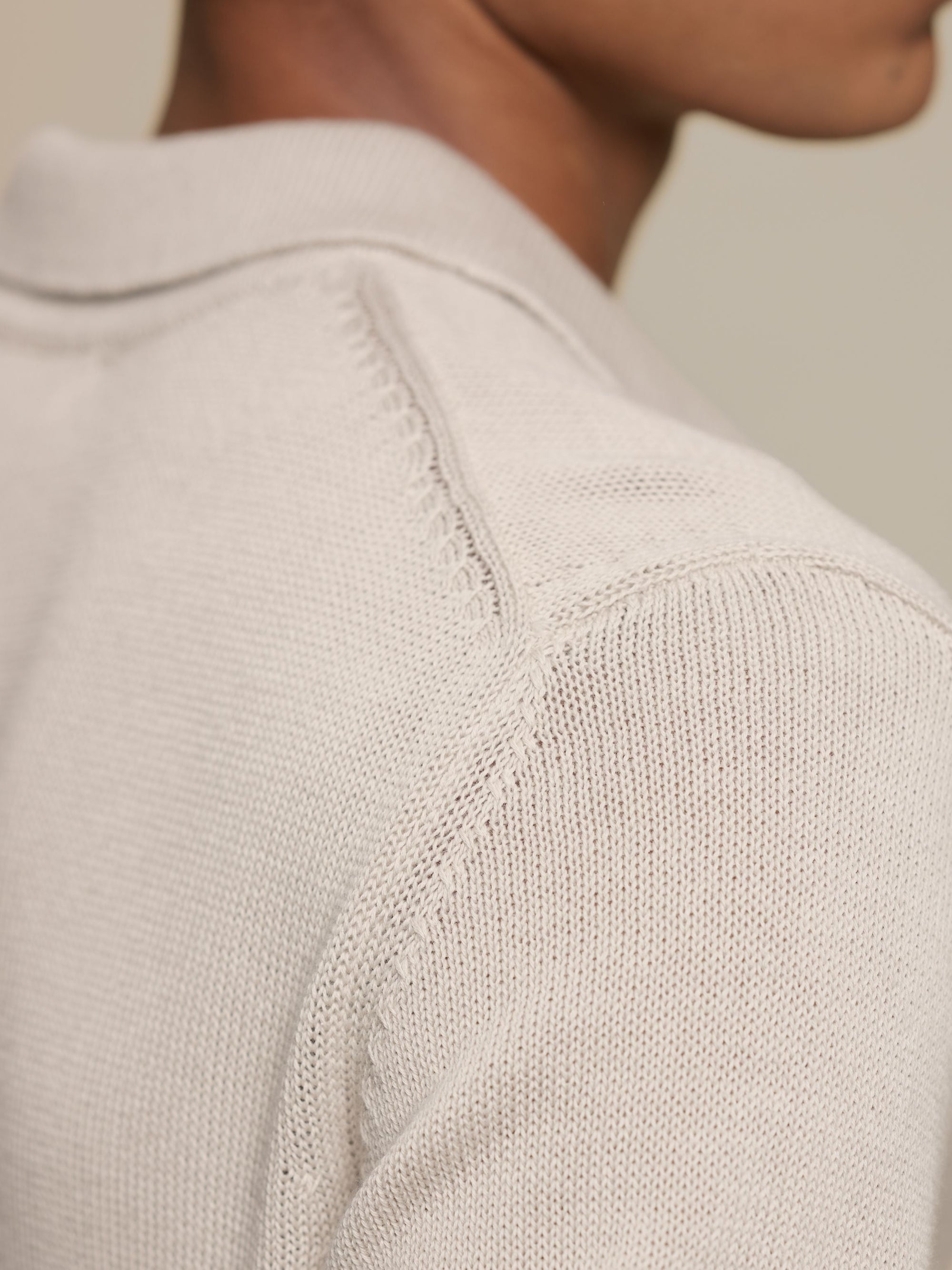 Merz Cotton Short Sleeve Polo Shirt - Sand-Men's T-Shirts-Brooklyn-Vancouver-Yaletown-Canada