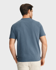 34 Heritage Slub Ss Henley Vintage Indigo-Men's T-Shirts-Brooklyn-Vancouver-Yaletown-Canada