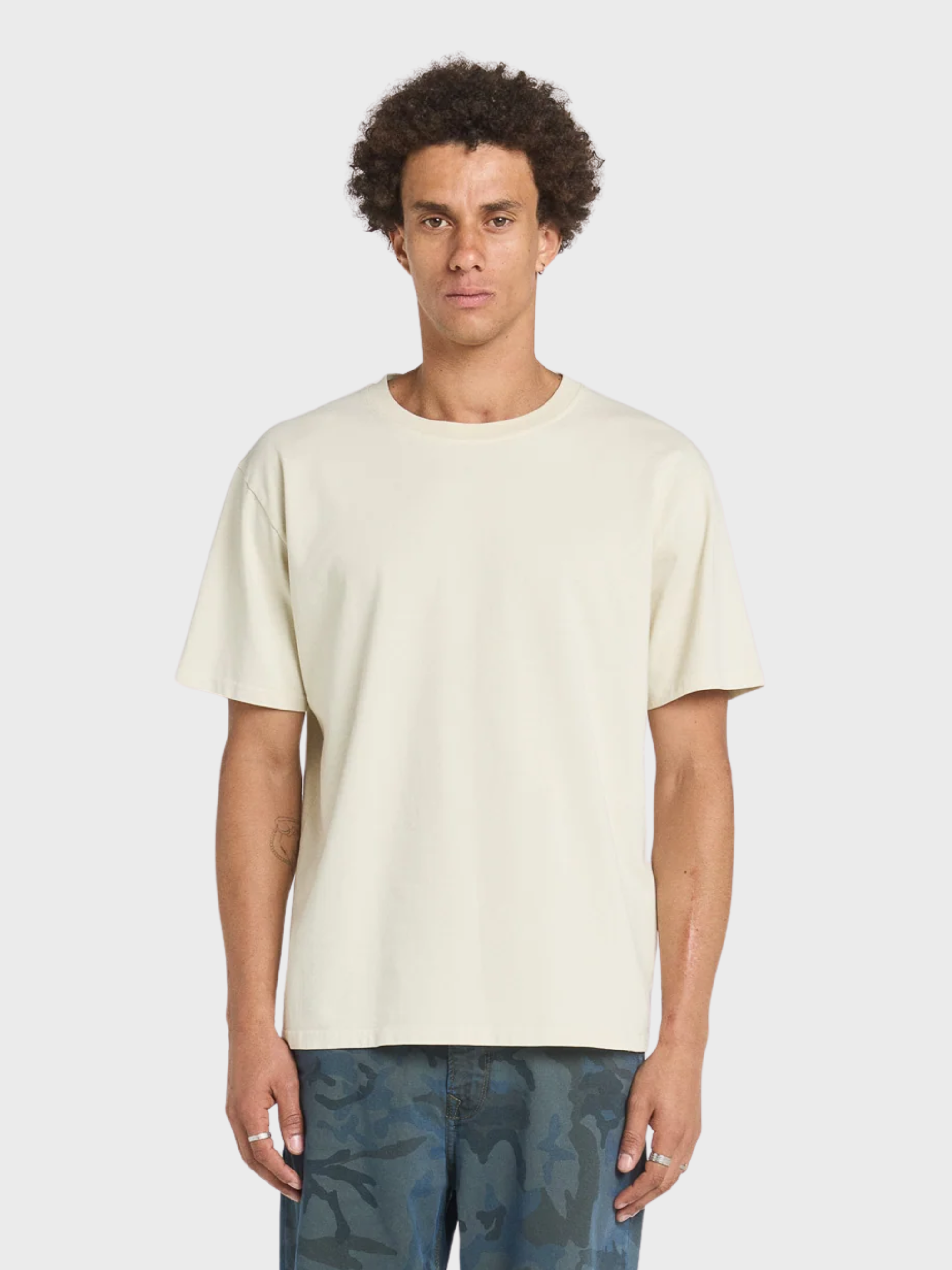 Pullin Relax T-Shirt - Bone-Men's T-Shirts-Brooklyn-Vancouver-Yaletown-Canada