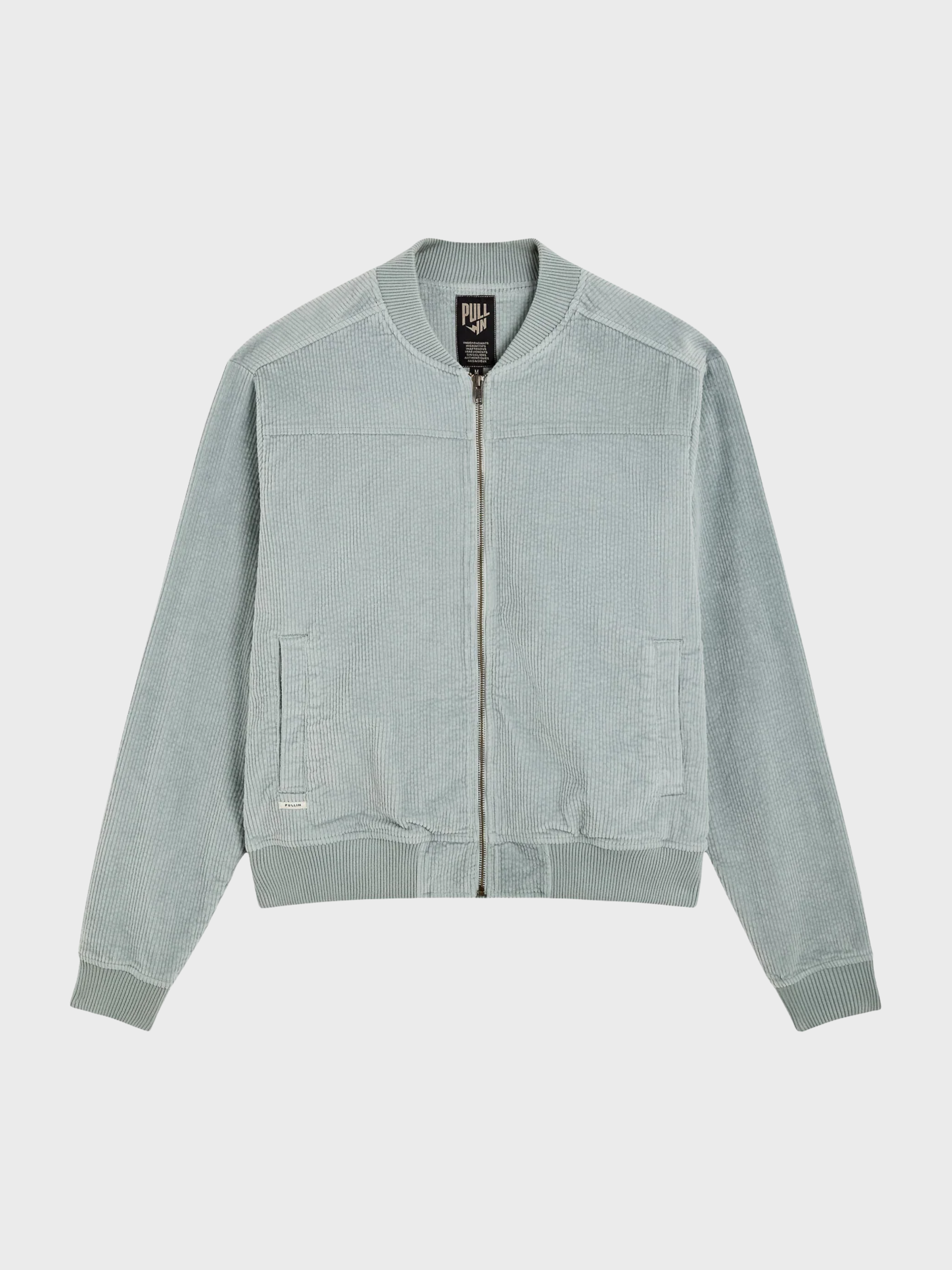 Pullin Veste Steeve Corduroy - Aqua-Men's Jackets-Brooklyn-Vancouver-Yaletown-Canada