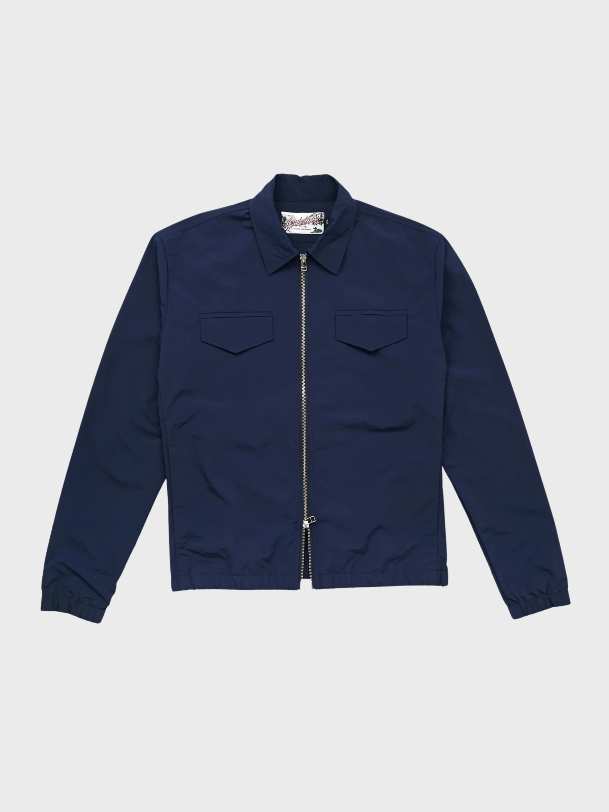 Outclass Nylon Coach Jacket - Navy-Men's Jackets-Brooklyn-Vancouver-Yaletown-Canada