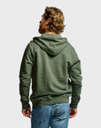 Easy Mondays Slub Cotton Zip Hoodie Thyme-Men's Sweatshirts-Brooklyn-Vancouver-Yaletown-Canada