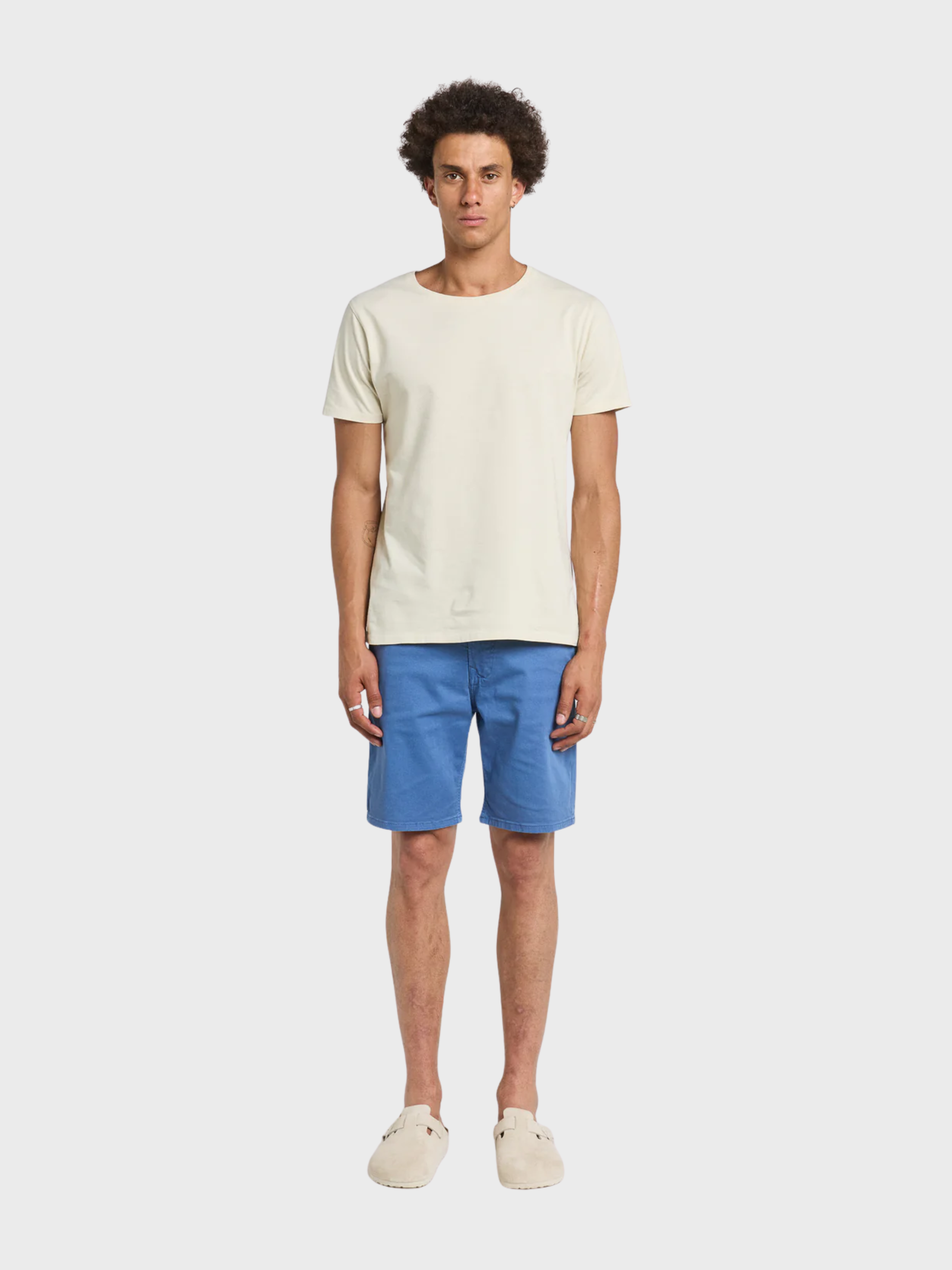 Pullin Dening Short Chino - Aqua-Men's Shorts-Brooklyn-Vancouver-Yaletown-Canada