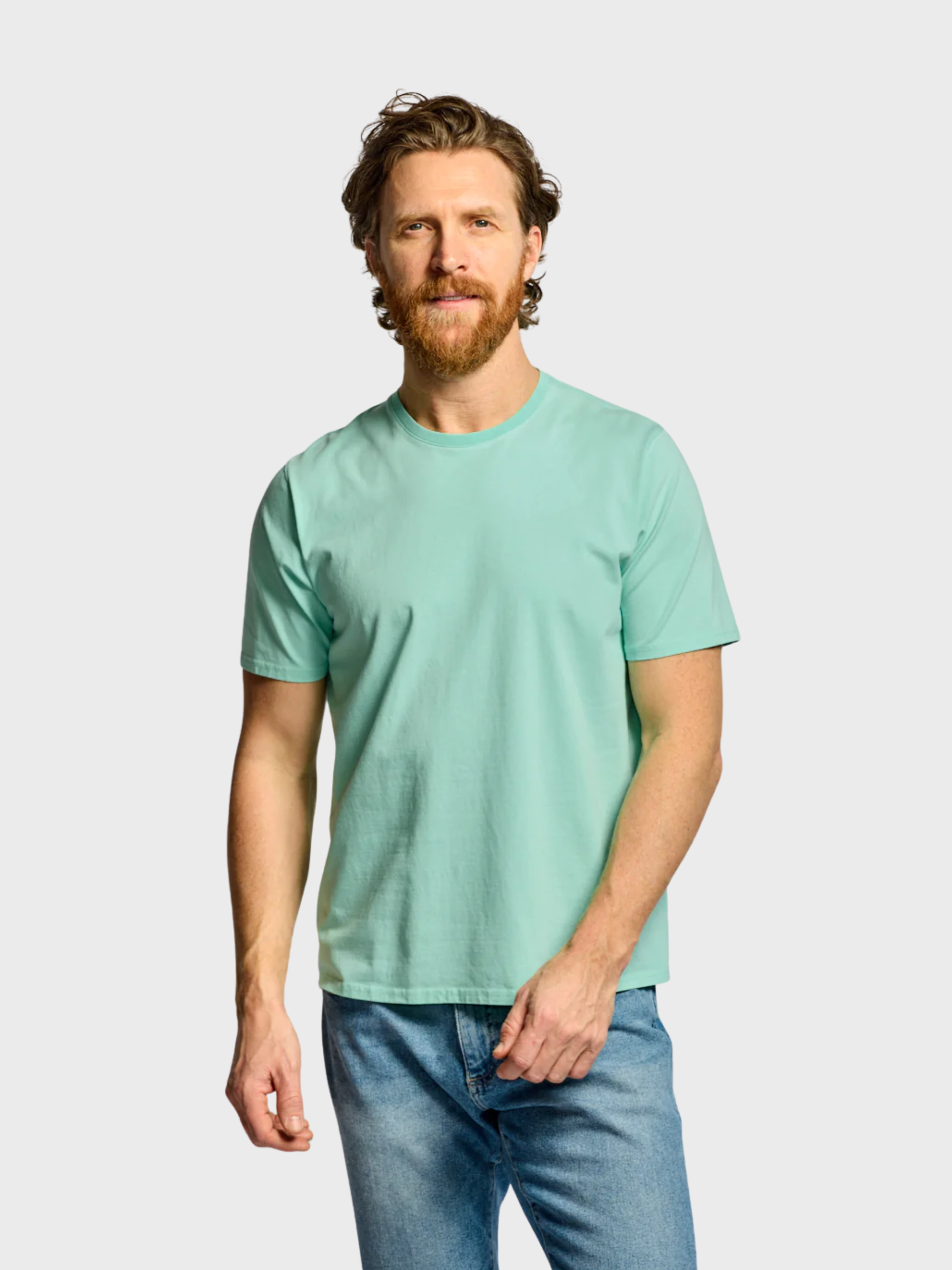 Easy Mondays Crew Neck T Mint-Men's T-Shirts-Brooklyn-Vancouver-Yaletown-Canada