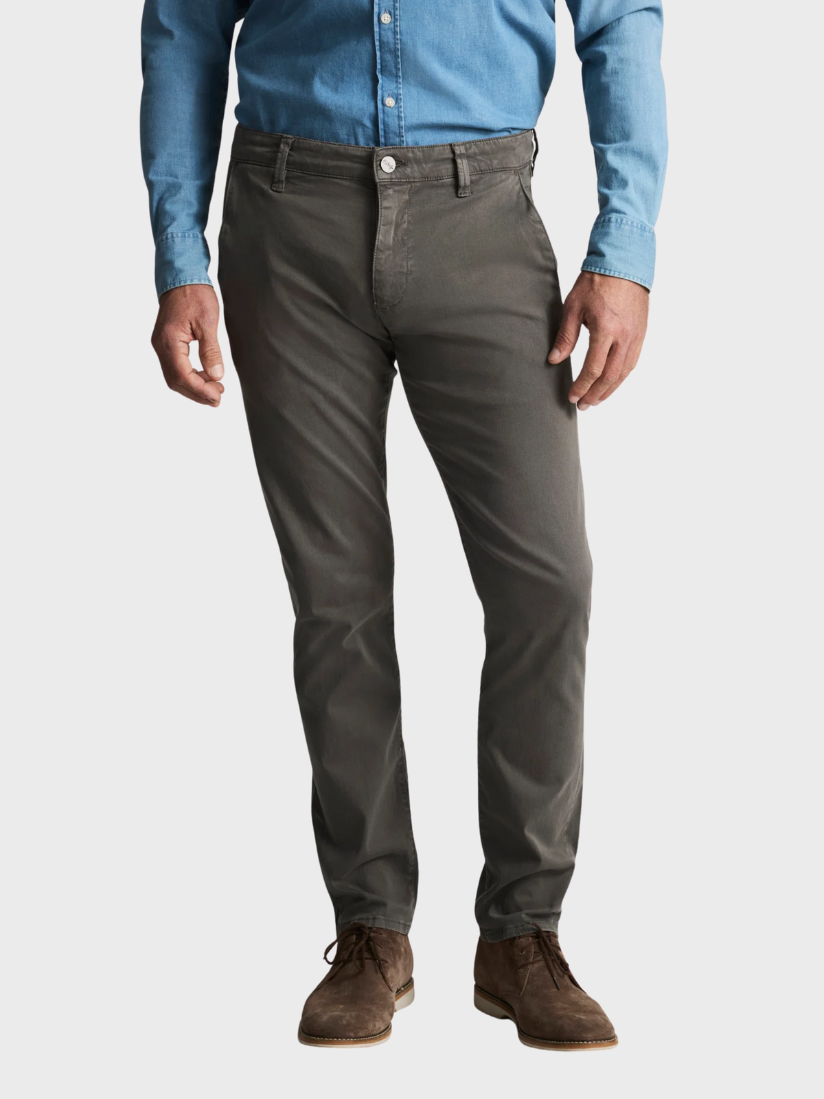 34 Heritage Verona Pant Sardine Grey Twill-Men's Pants-Brooklyn-Vancouver-Yaletown-Canada