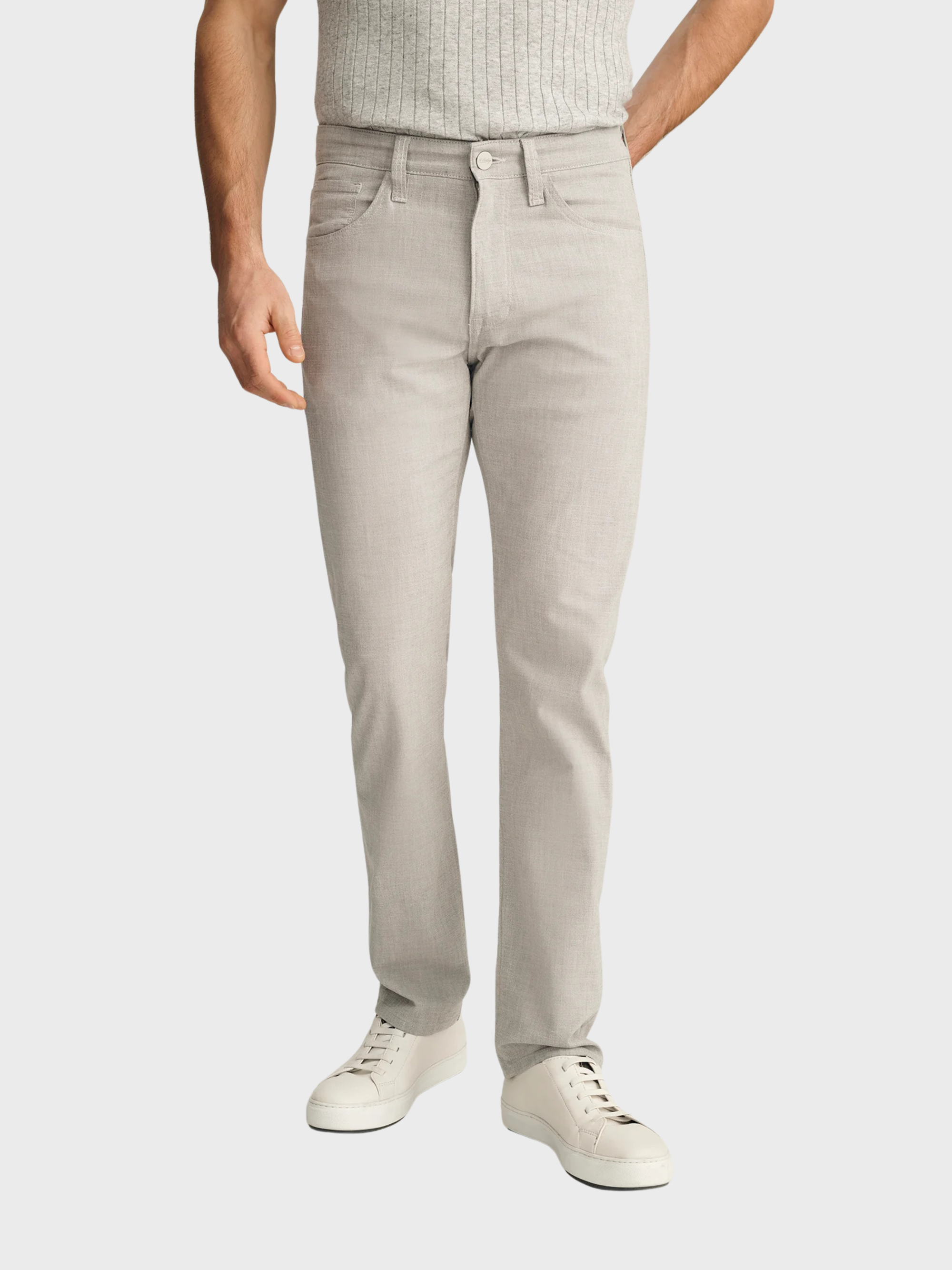 34 Heritage Courage Lt Grey Linen Luxe-Men's Pants-Brooklyn-Vancouver-Yaletown-Canada