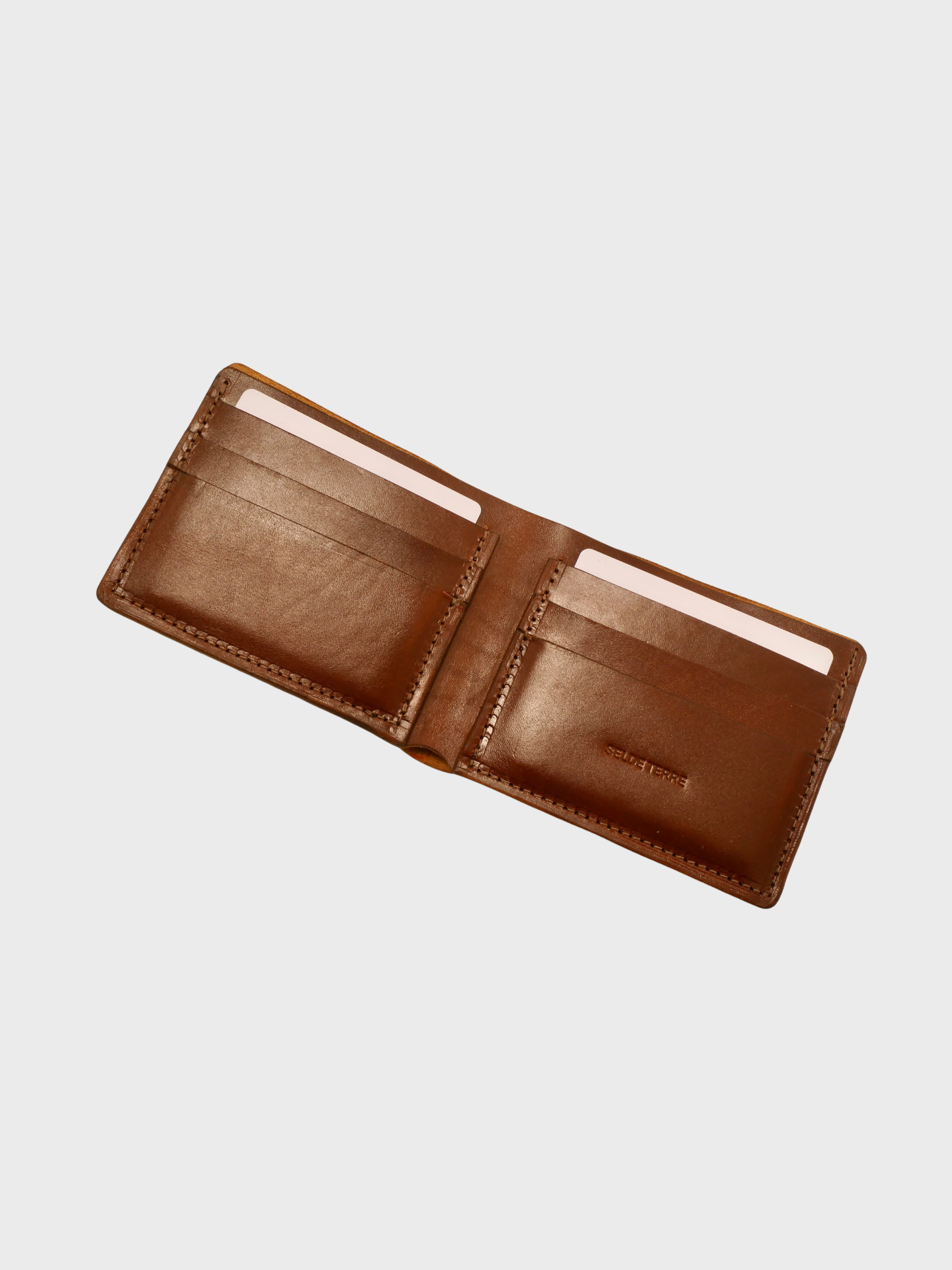 Selde Terre Bi-Fold Wallet Ruggine/Brown-Men's Accessories-Brooklyn-Vancouver-Yaletown-Canada