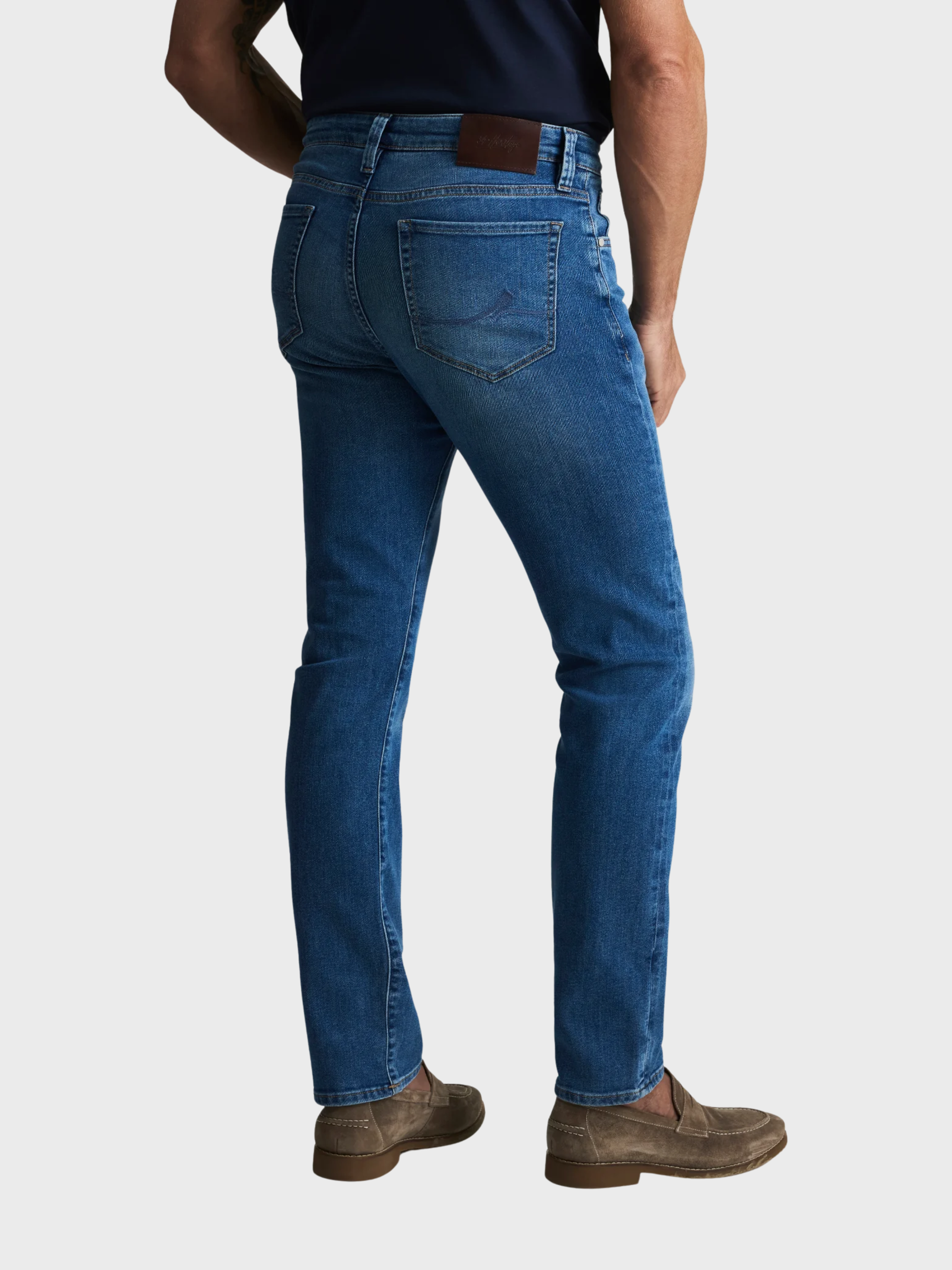 34 Heritage Courage Mid Brushed Aerodenim-Men's Pants-Brooklyn-Vancouver-Yaletown-Canada