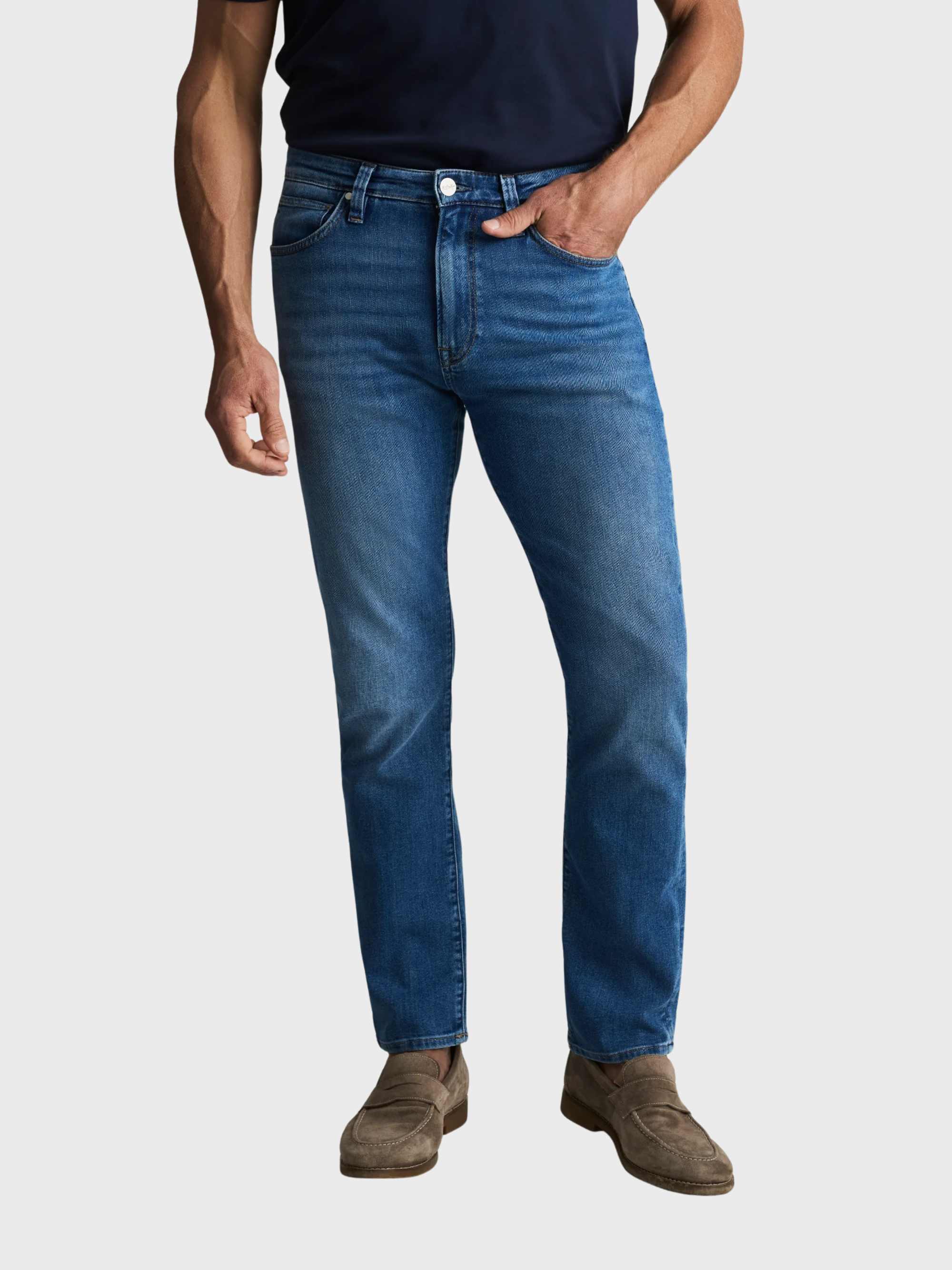 34 Heritage Courage Mid Brushed Aerodenim-Men's Pants-Brooklyn-Vancouver-Yaletown-Canada