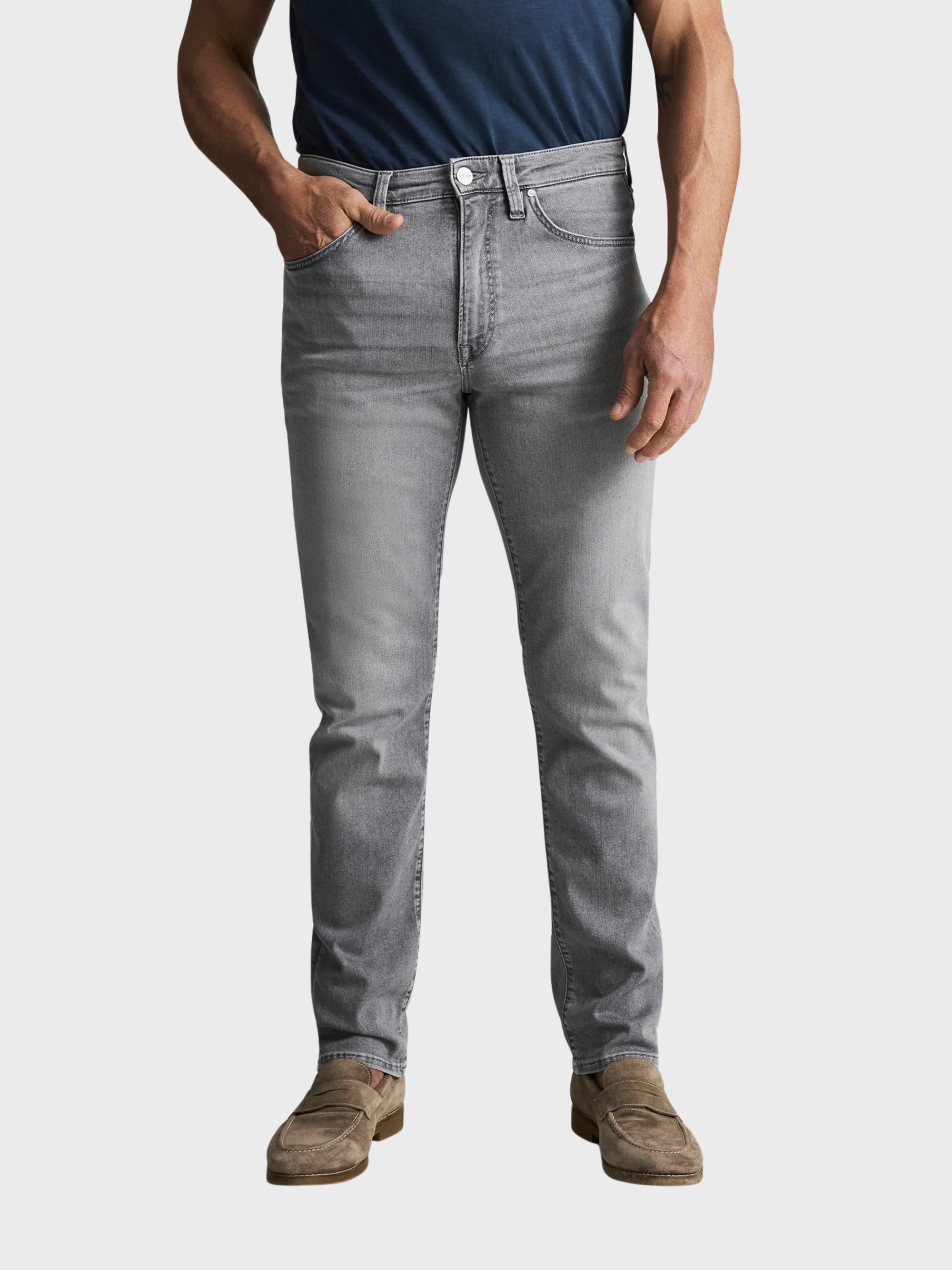 34 Heritage Courage Lt Smoke Brushed Urban-Men's Pants-Brooklyn-Vancouver-Yaletown-Canada