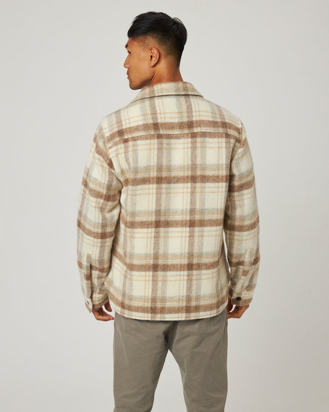 Peregrine Wool Overshirt - Monty-Men&#39;s T-Shirts-Brooklyn-Vancouver-Yaletown-Canada