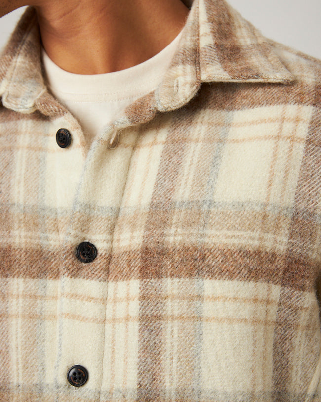 Peregrine Wool Overshirt - Monty-Men&#39;s T-Shirts-Brooklyn-Vancouver-Yaletown-Canada