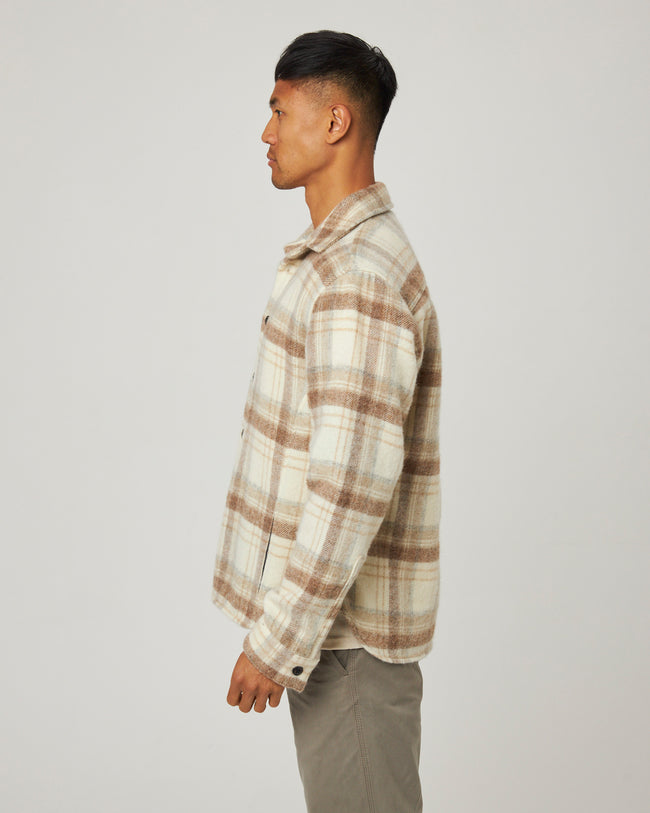 Peregrine Wool Overshirt - Monty-Men&#39;s T-Shirts-Brooklyn-Vancouver-Yaletown-Canada