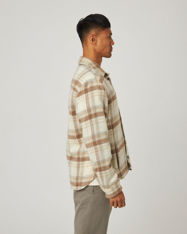 Peregrine Wool Overshirt - Monty-Men&#39;s T-Shirts-Brooklyn-Vancouver-Yaletown-Canada