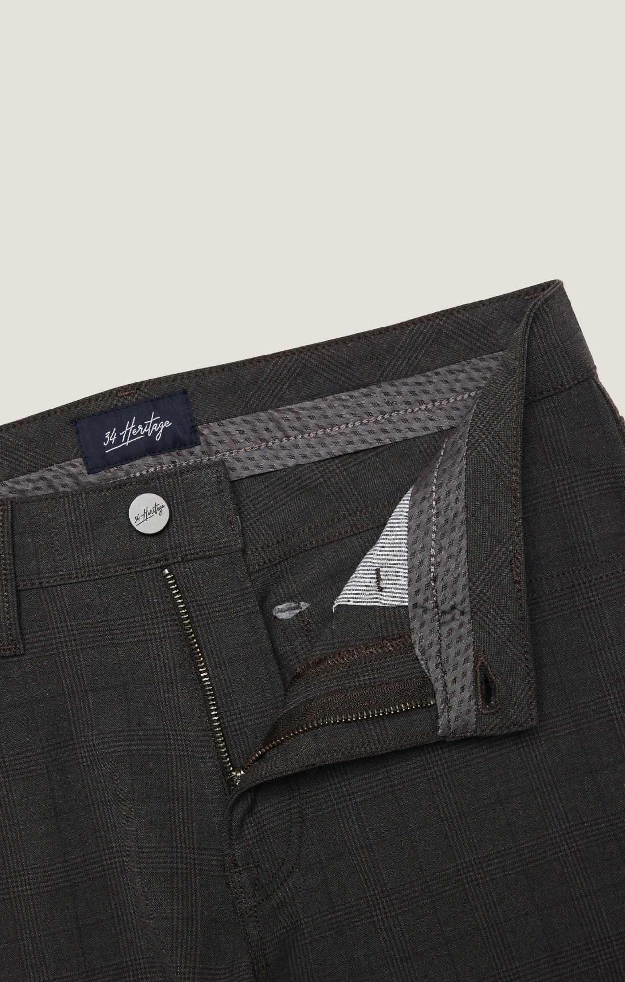 34 Heritage Courage Pant Brown Elite Check-Men&#39;s Pants-Brooklyn-Vancouver-Yaletown-Canada