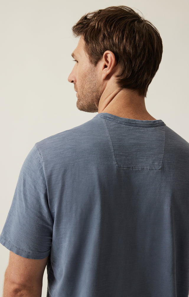 34 Heritage Slub Crew Neck Tshirt Vintage Blue-Men&#39;s T-Shirts-Brooklyn-Vancouver-Yaletown-Canada