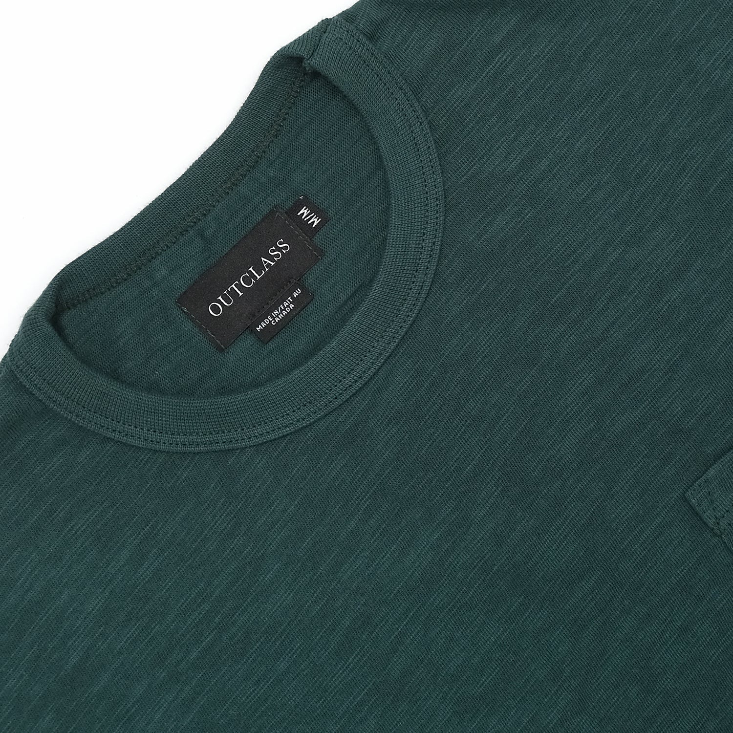 Outclass Double Slub L/S Pocket T-Shirt - Spruce-Men&#39;s T-Shirts-Brooklyn-Vancouver-Yaletown-Canada