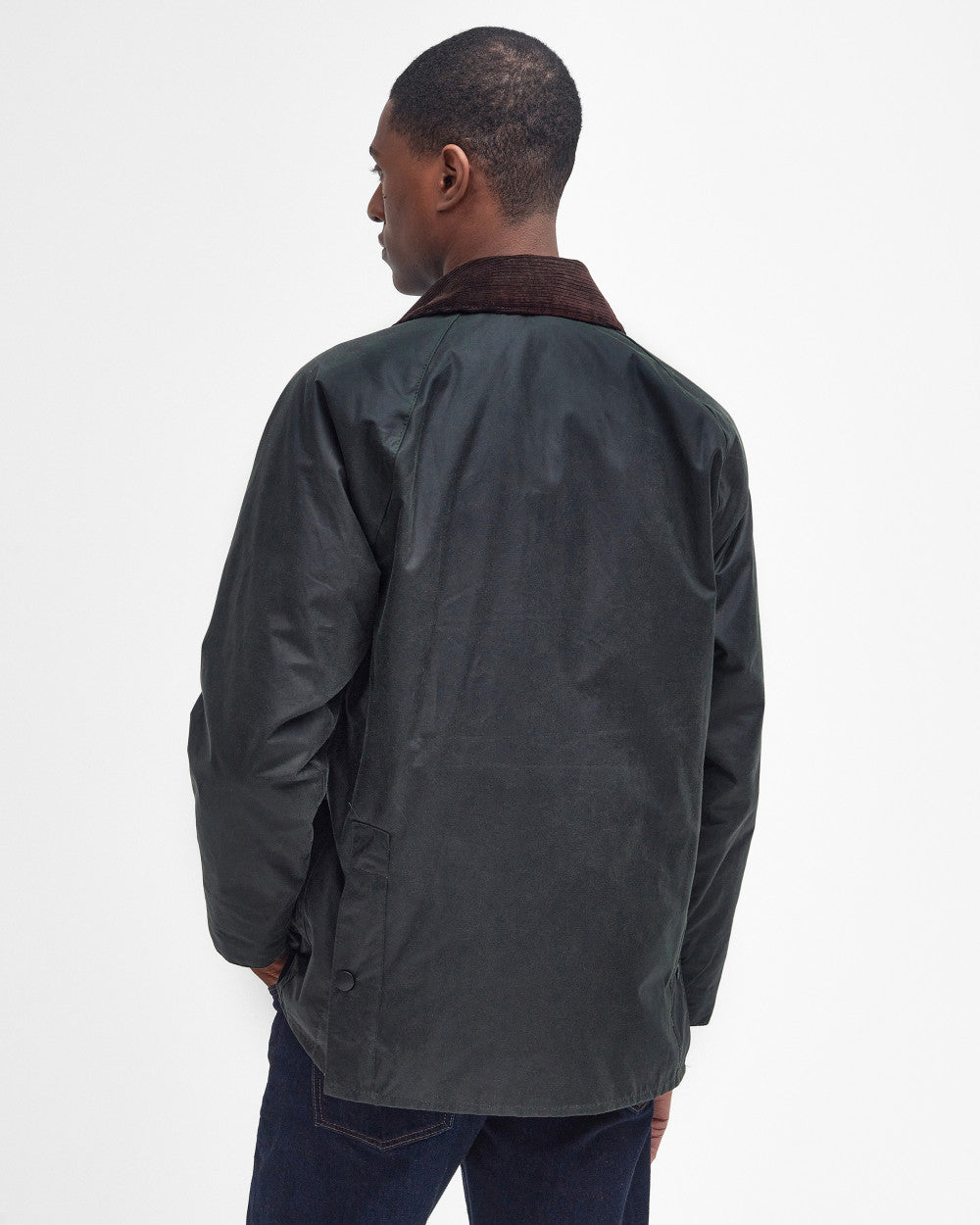 Barbour Bedale Wax Jacket - Sage-Men's Jackets-Brooklyn-Vancouver-Yaletown-Canada