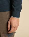 Aeronautica Militare Half Zip Sweater - Navy-Men's Sweaters-Brooklyn-Vancouver-Yaletown-Canada