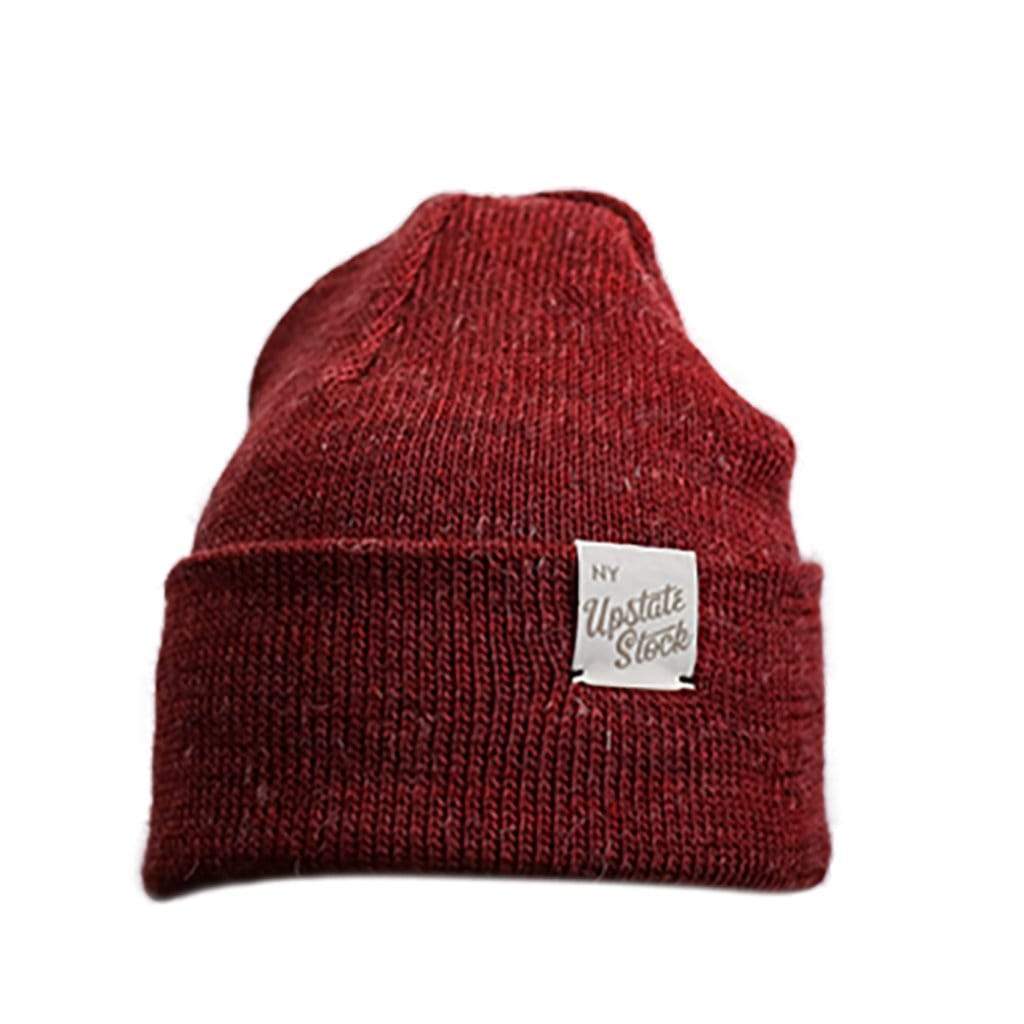 Upstate Stock - American Mohair Beanie-Men's Accessories-Blood-Yaletown-Vancouver-Surrey-Canada