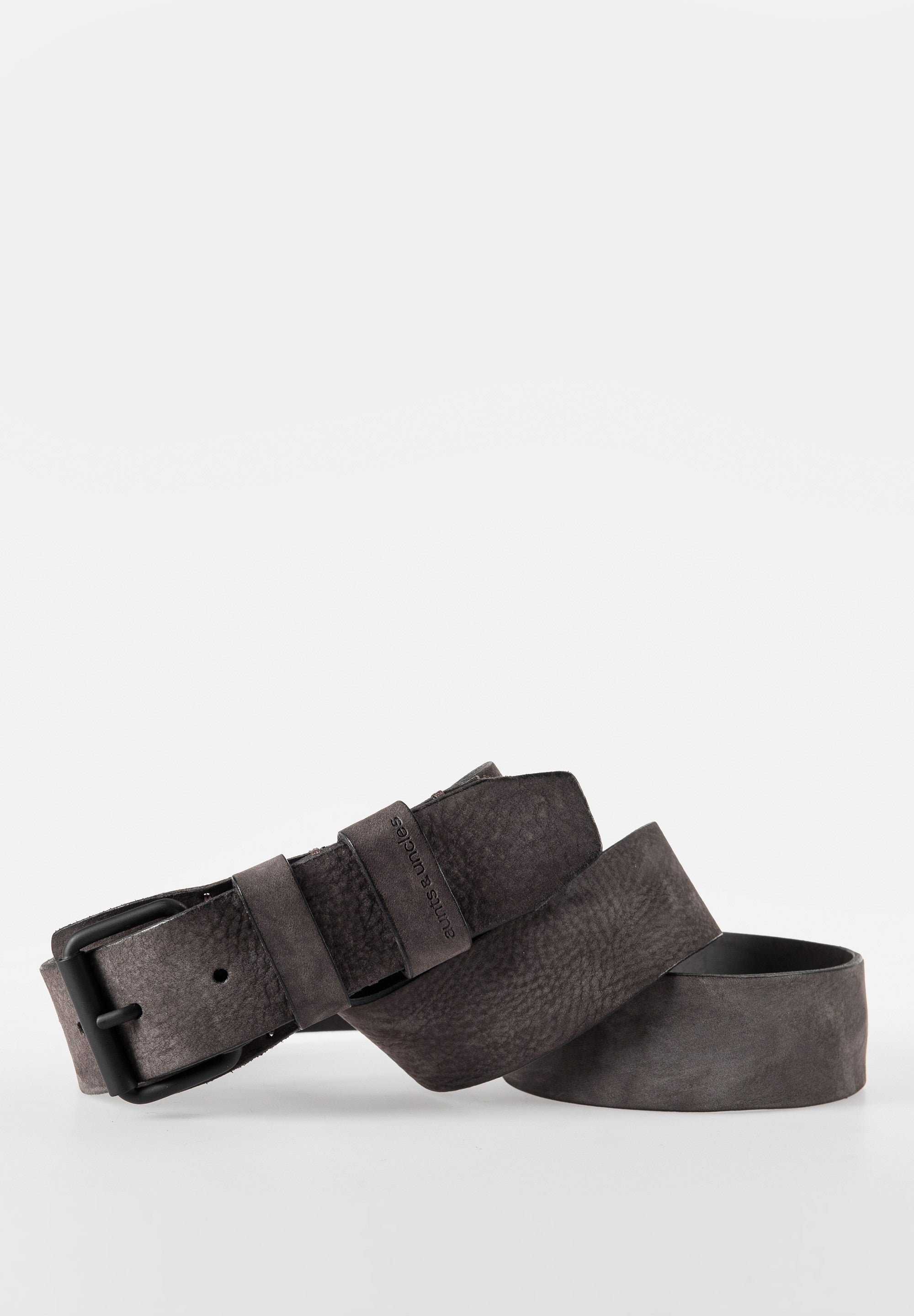 Aunts &amp; Uncles Rockin Fella Belt Nubuck Pepper-Men&#39;s Belts-Brooklyn-Vancouver-Yaletown-Canada