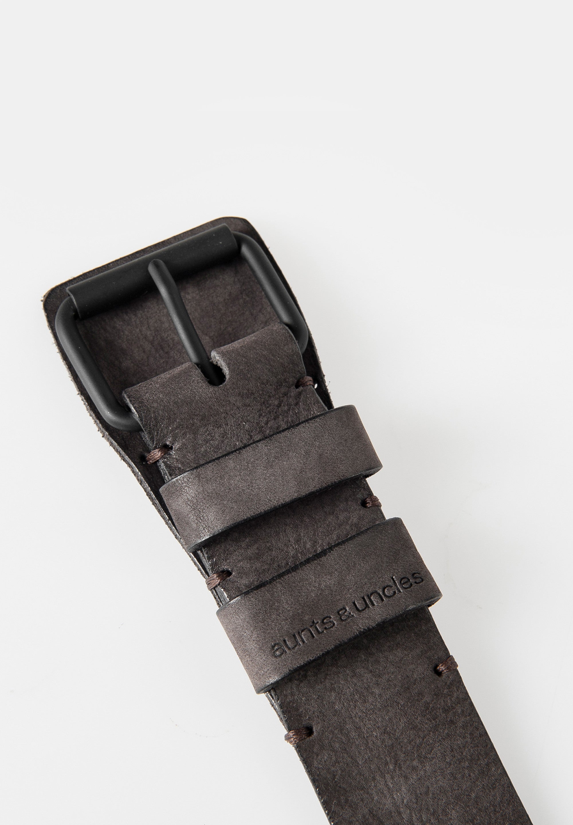 Aunts & Uncles Rockin Fella Belt Nubuck Pepper-Men's Belts-Brooklyn-Vancouver-Yaletown-Canada