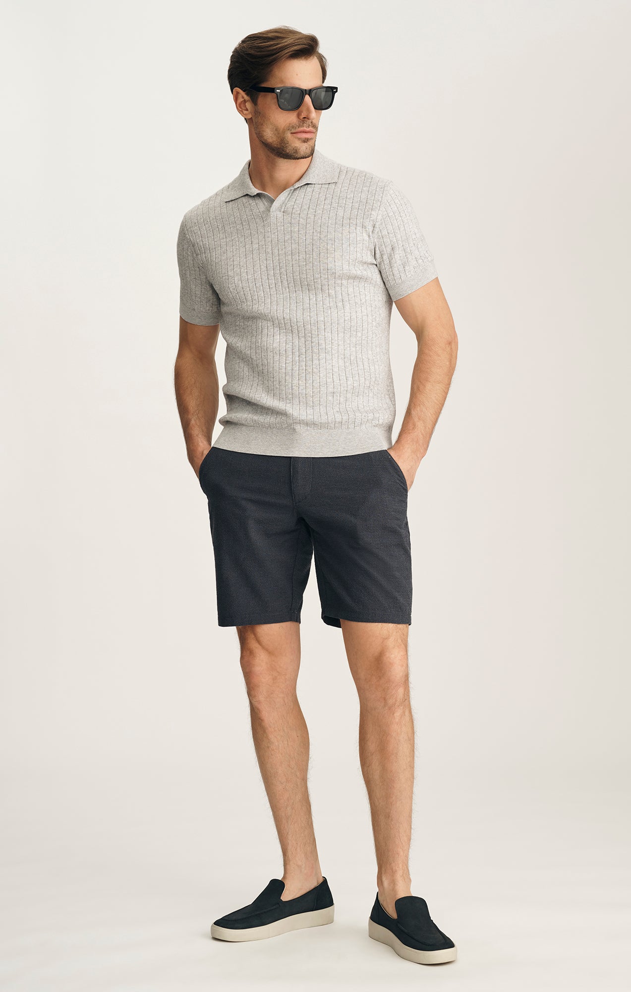 34 Heritage Arizona Navy Seersucker-Men's Shorts-Brooklyn-Vancouver-Yaletown-Canada