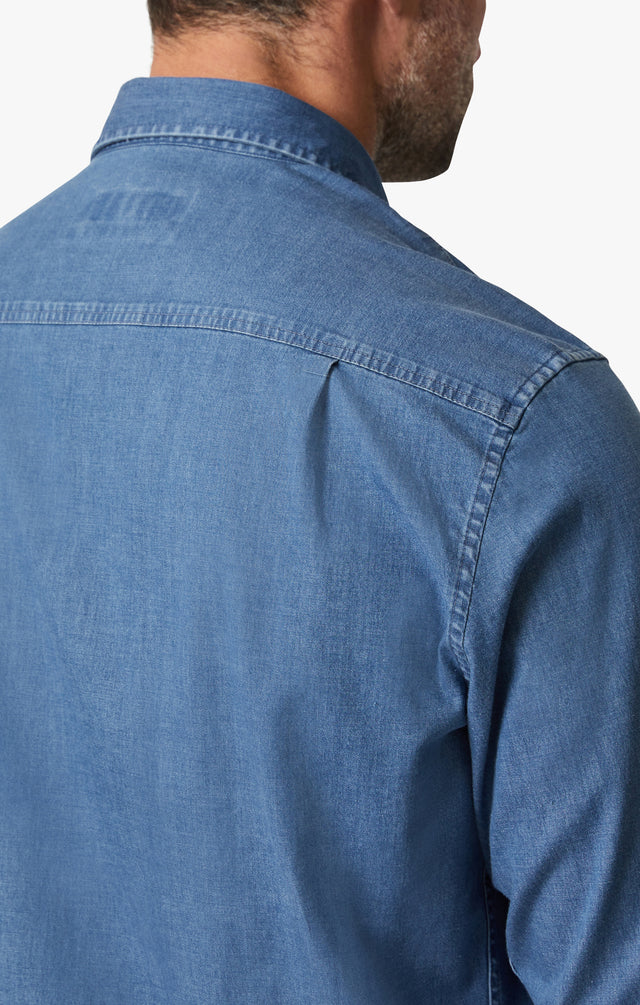 34 Heritage Denim Shirt Light-Men&#39;s Shirts-Brooklyn-Vancouver-Yaletown-Canada