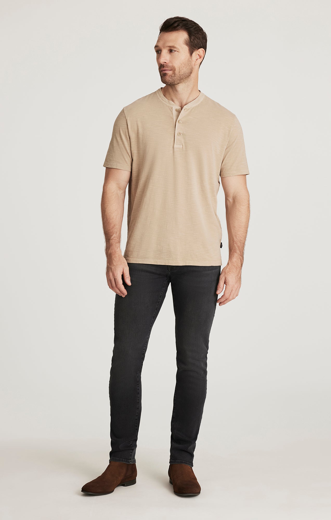 34 Heritage Slub Ss Henley Twill-Men's T-Shirts-Brooklyn-Vancouver-Yaletown-Canada