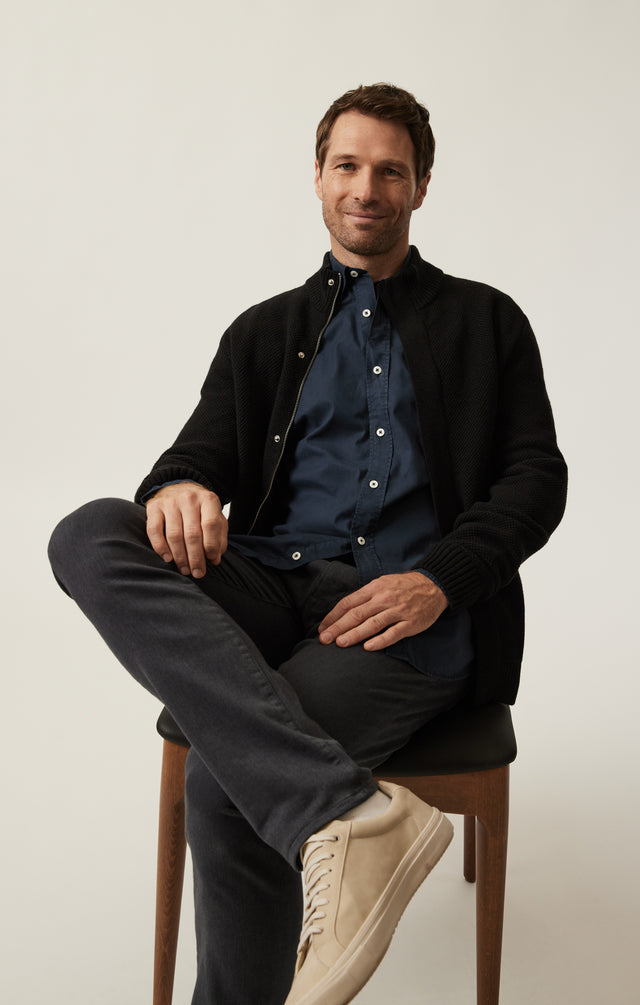 34 Heritage Shirt Luxe Twill - Dress Blues-Men&#39;s Shirts-Brooklyn-Vancouver-Yaletown-Canada