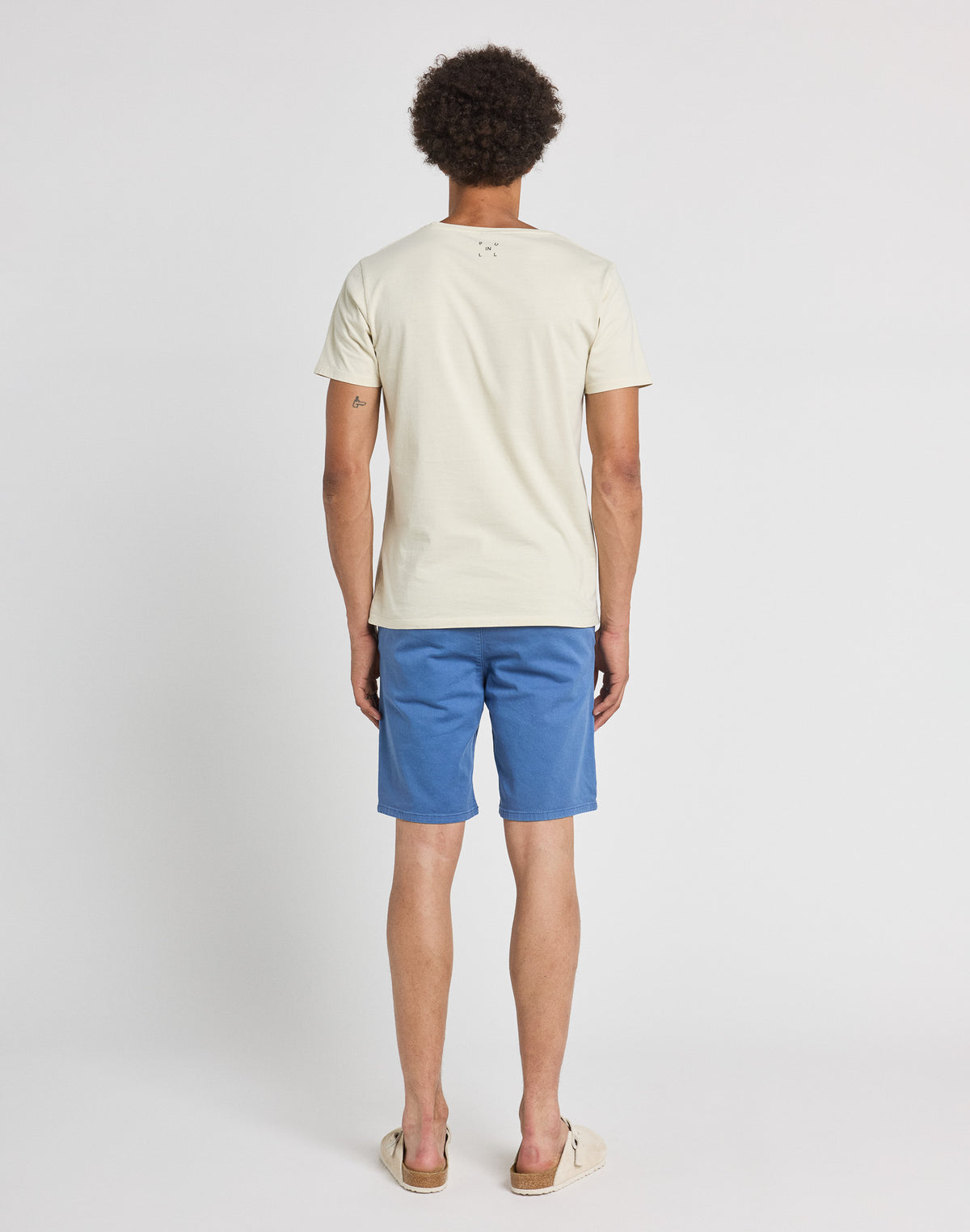 Pullin Dening Short Chino - Aqua-Men's Shorts-Brooklyn-Vancouver-Yaletown-Canada