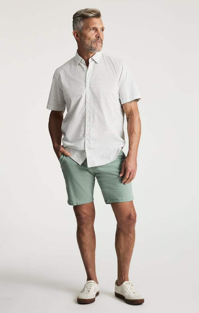34 Heritage Arizona Iceberg Green Twill-Men's Shorts-Brooklyn-Vancouver-Yaletown-Canada